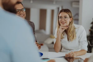 Woman In A Meeting